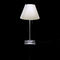 Настольный светильник D13pic COSTANZA table small alu w/white shade