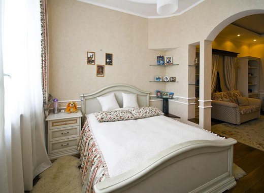 Квартира в стиле Ар-деко. Спальня