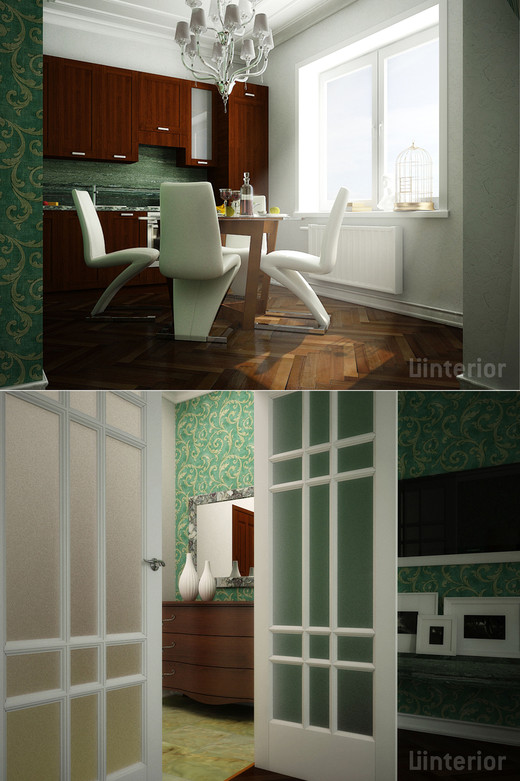 Moscow apartment. Design  project / 130 sq m / 2012. Гостиная