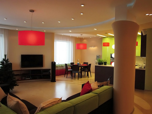 Квартира 150м2. Гостиная