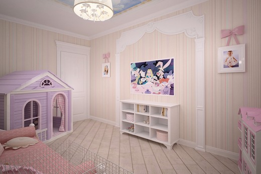 Игровая комната для маленьких принцесс.. Детская