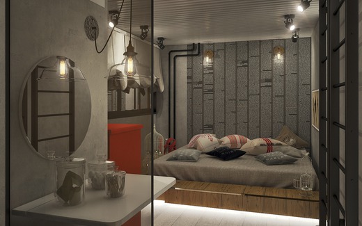 LOFT. Спальня