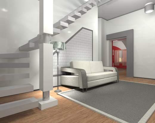 Interior of the apartment. Коридор; Холл