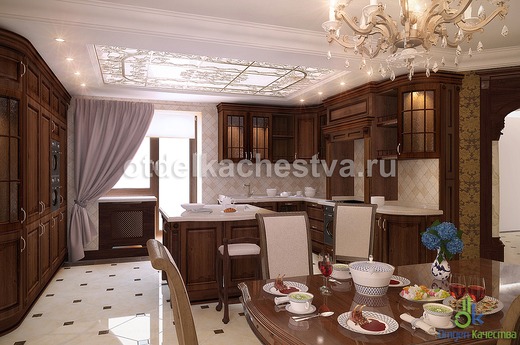 Дизайн квартиры 170 кв.м. Санкт-Петербург. Кухня