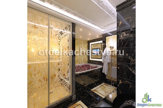 Дизайн квартиры 170 кв.м. Санкт-Петербург. Ванная