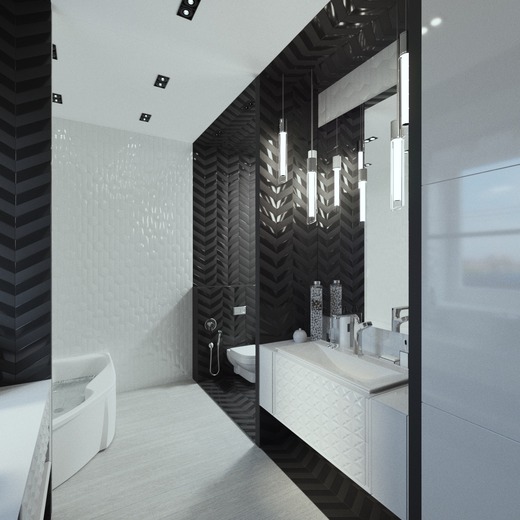 Bathroom "Equipe – Chevron". Ванная