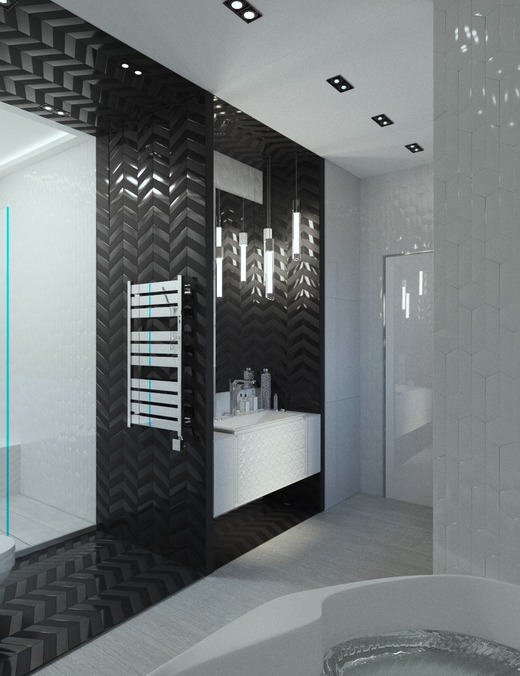 Bathroom "Equipe – Chevron". Ванная