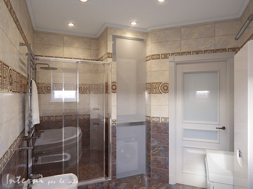 Дизайн в Сочи .Ванная комната1 ( ЖК Панорама). Ванная