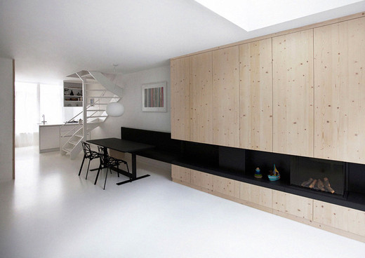 Дизайн маленькой квартиры в Амстердаме. Квартира-студия