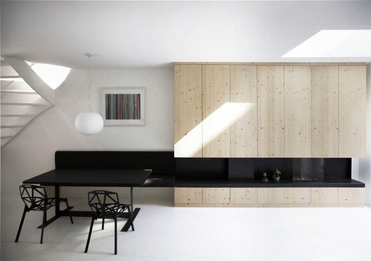 Дизайн маленькой квартиры в Амстердаме. Квартира-студия
