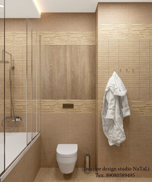 Дизайн интерьера ванной комнаты. Ванная
