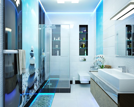 Инь и янь: ванная комната с мужским и женским характером. Ванная