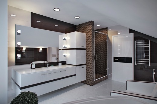 Дизайн интерьера ванной. Ванная