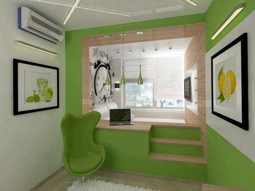 Квартира В Зеленом Цвете Фото
