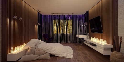 Спальня в частном доме Краснодар — Интерьеры квартир, домов — MyHome.ru

