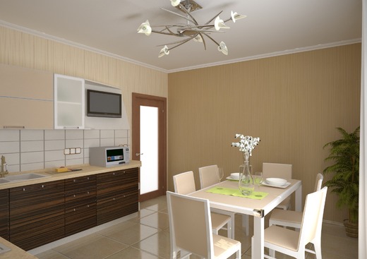 Дизайн интерьера кухни на Лукашевича. Планировки