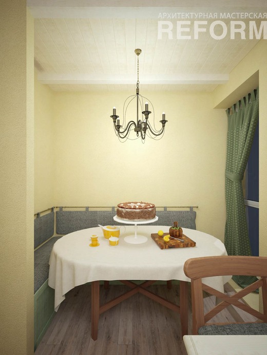 Квартира в средиземноморском стиле. Кухня