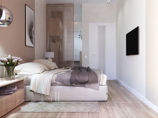 Спальная комната в пастельных тонах — Интерьеры квартир, домов — MyHome