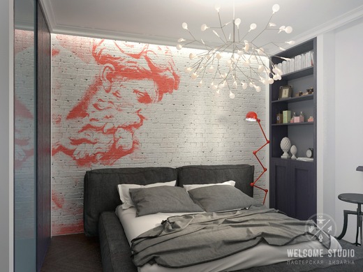 Трёхкомнатная квартира «Follow your dream». Спальня