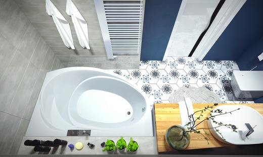 Дизайн-проект квартиры г.Хабаровск жк Созвездие. Ванная