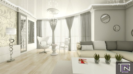 Дизайн интерьера квартиры в Пятигорске 4. Квартира-студия