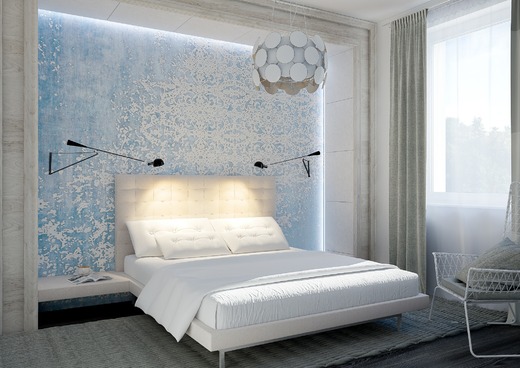 Дизайн спальни в стиле Арт-деко . Спальня