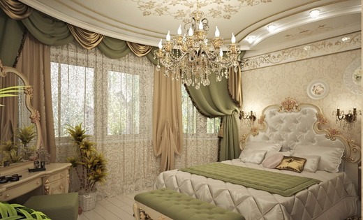 Дизайн-проект дома в г. Москва, жилая площадь 275 кв.м.. Спальня