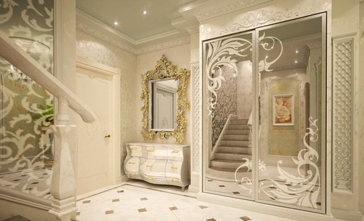 Дизайн-проект дома в г. Москва, жилая площадь 275 кв.м.. Коридор; Холл