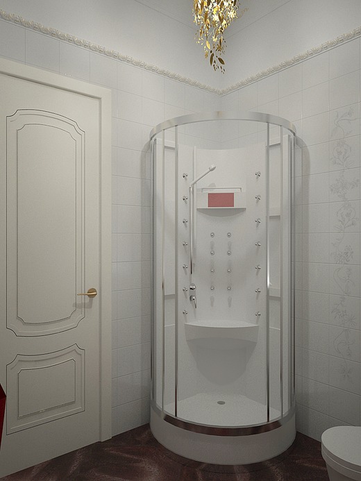 классическая ванная в квартире. Ванная