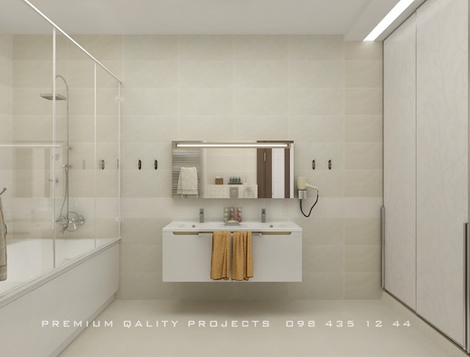 Дизайн интерьера санузла 11.2 кв / Мариуполь 2017 дом 130 кв . Ванная